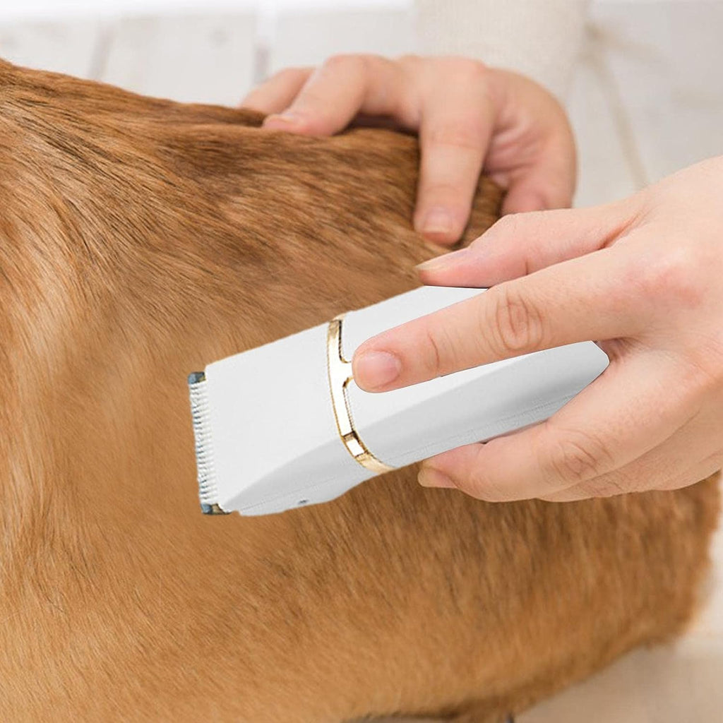 Trimmer Profesional Silențios pentru Câini și Pisici — Tunsoare de Salon, Acasă, Fără Stres