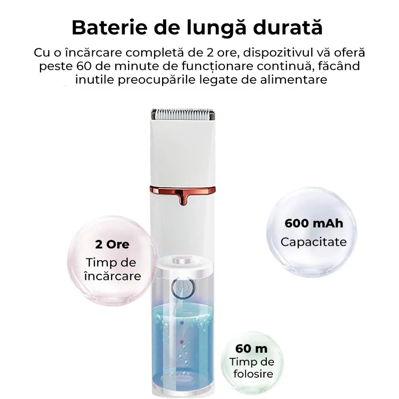 Trimmer Profesional Silențios pentru Câini și Pisici — Tunsoare de Salon, Acasă, Fără Stres