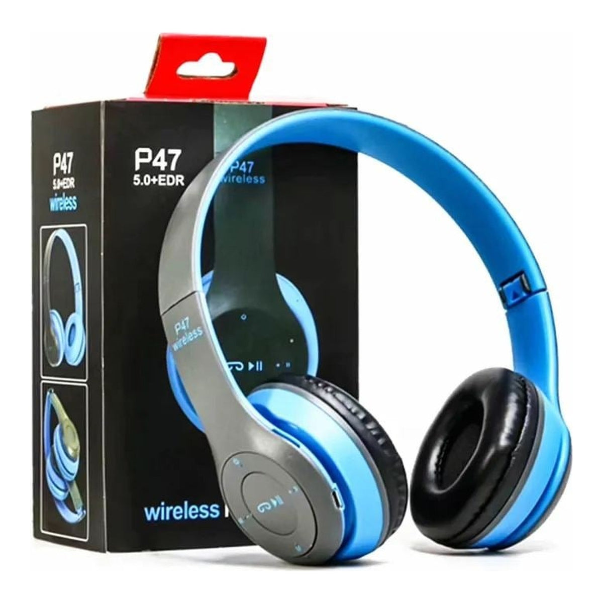 Casti wireless P47 Bluetooth, pliabile, mai multe culori