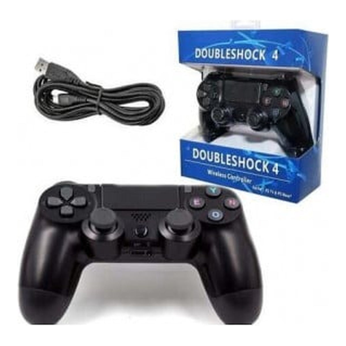 Controller wireless compatibil PS4, vibratii, Bluetooth, 800mAh