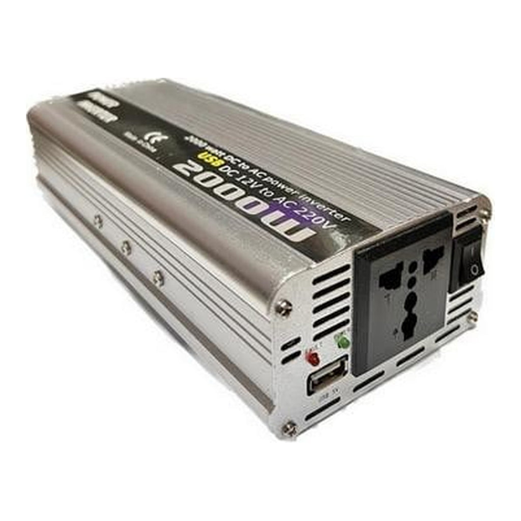 Invertor auto 12V - 230V, cu port USB