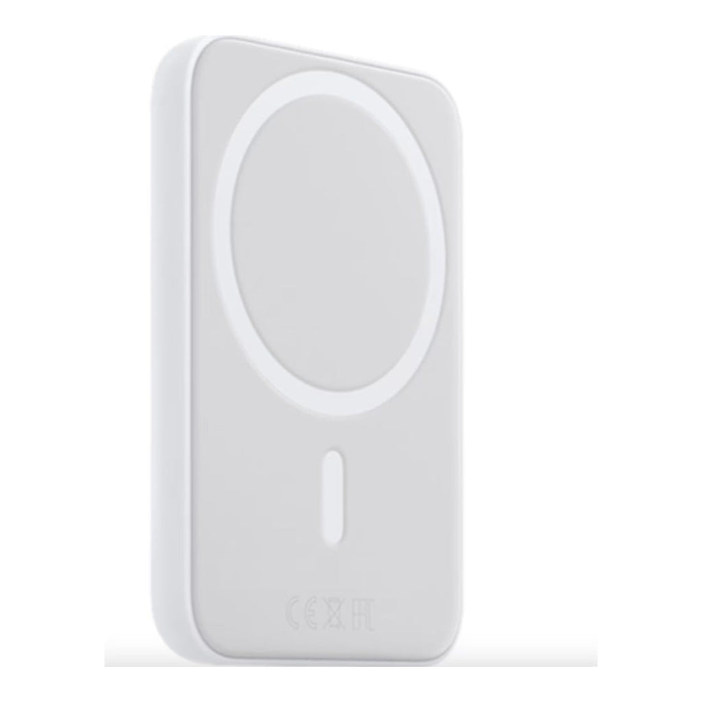 Baterie externa MagSafe 5000mAh, 15W, wireless pentru iPhone, alba