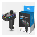 Modulator FM auto C12 Bluetooth 5.0, incarcator rapid, 3 porturi