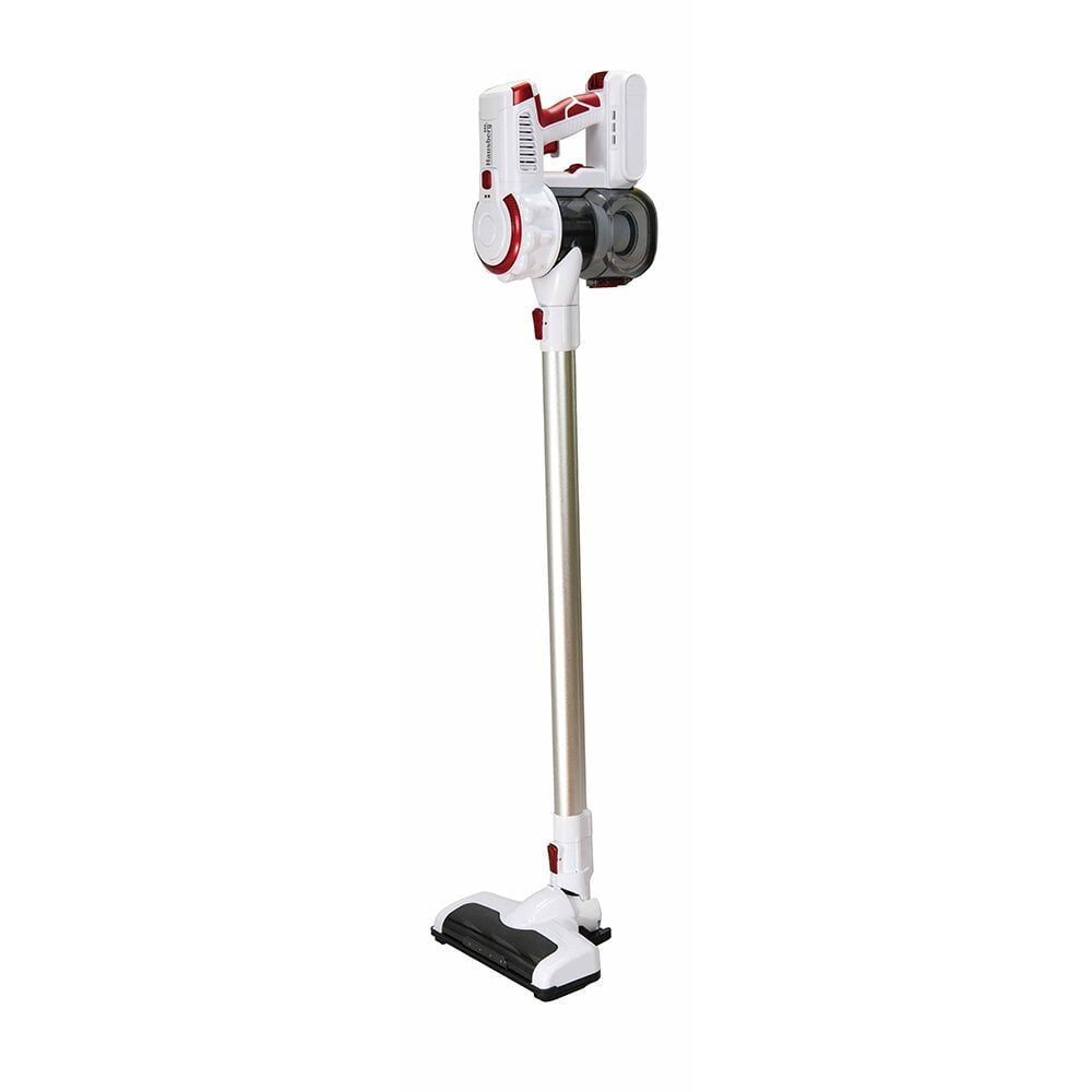 Aspirator vertical Hausberg HB-2027, putere 220W, fara sac, capacitate 0.25 l, filtre lavabile, 2 vi
