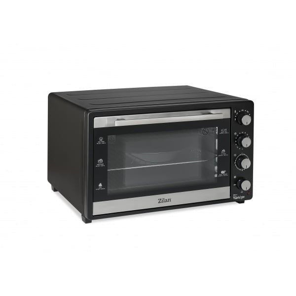 Cuptor electric cu ventilator, putere 2500W, capacitate 80L, 250 grade C, termostat reglabil, timer,