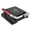 Sandwich maker & grill HAUSBERG HB-636NG, 1650-2000W, Termostat reglabil, Buton de control, Afisaj L