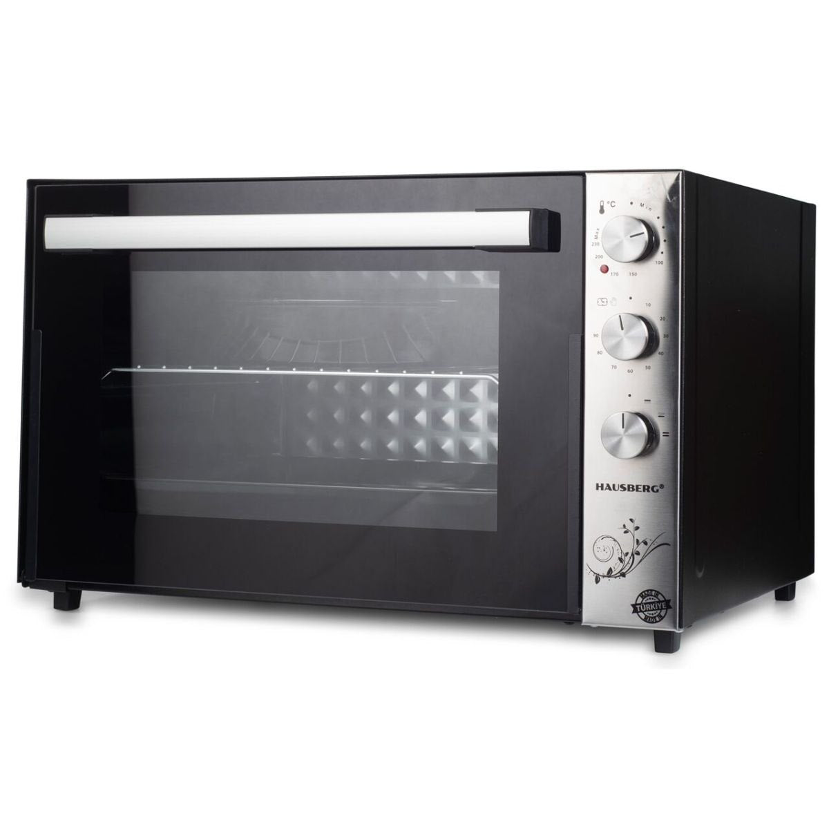 Cuptor Electric HAUSBERG HB-8022, 2500W, Capacitate 70L, Termostat reglabil