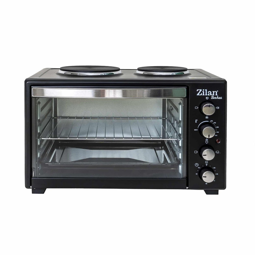 Cuptor electric cu plita Serhas, capacitate 45 l, putere 1600 W, timer