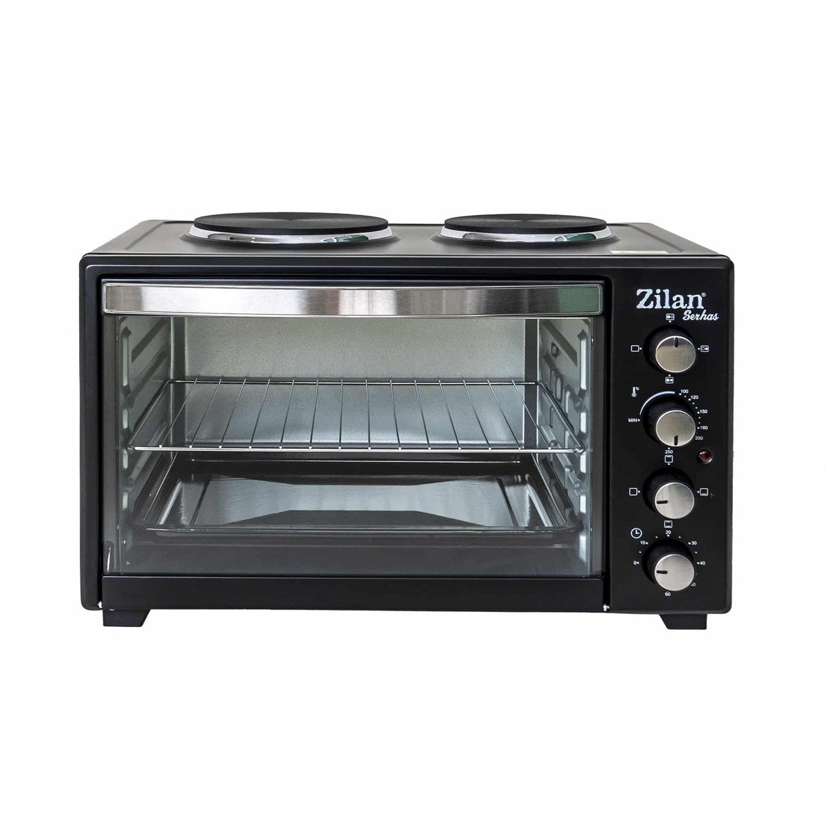 Cuptor electric cu plita Serhas, capacitate 45 l, putere 1600 W, timer