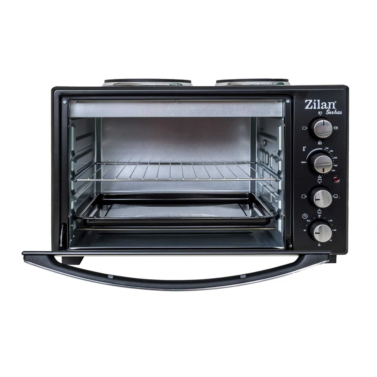 Cuptor electric cu plita Serhas, capacitate 45 l, putere 1600 W, timer