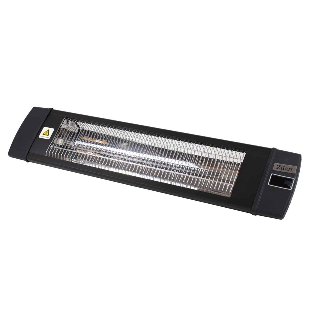Radiator infrarosu cu fibra carbon Zilan, Putere 2000W, telecomanda inclusa