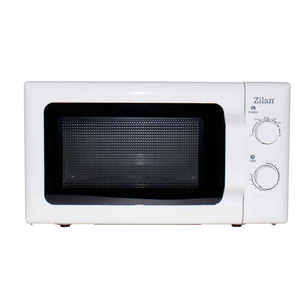 Cuptor cu microunde Zilan, temporizator 30 min, capacitate 20l, 6 nivele putere, putere 700W