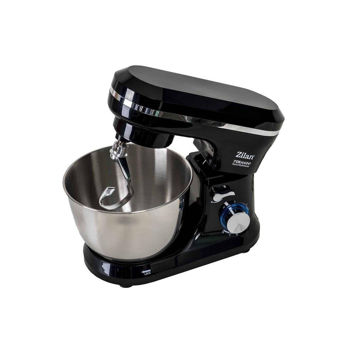 Mixer tornado cu bol Zilan, capacitate 4.5l, putere 1000W