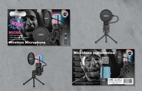Set 2 microfoane wireless pentru karaoke si petreceri