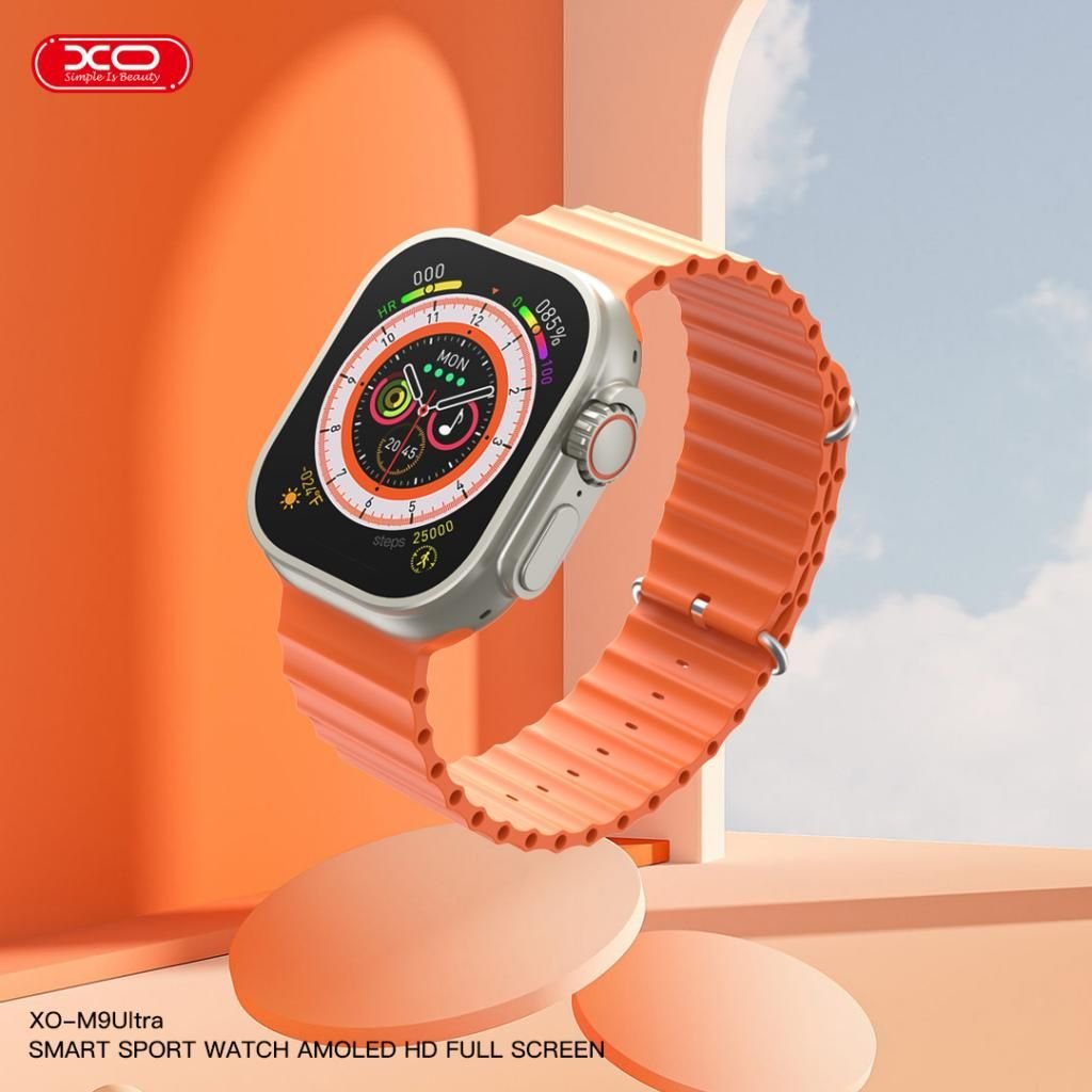 Ceas smartwatch, compatibil cu orice telefon, apel Bluetooth, incarcator wireless, alb / negru / por