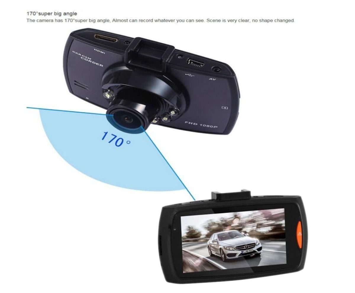 Camera Auto DVR Full HD 1080P cu Ecran LCD si Viziune Nocturna