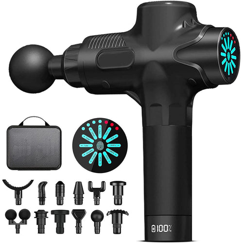 Aparat pentru masaj profesional, tip pistol, anticelulitic, relaxare pentru corp, silentios cu doar 