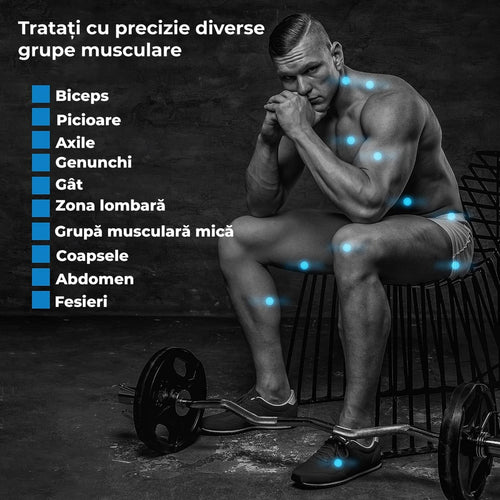 Aparat pentru masaj profesional, tip pistol, anticelulitic, relaxare pentru corp, silentios cu doar 