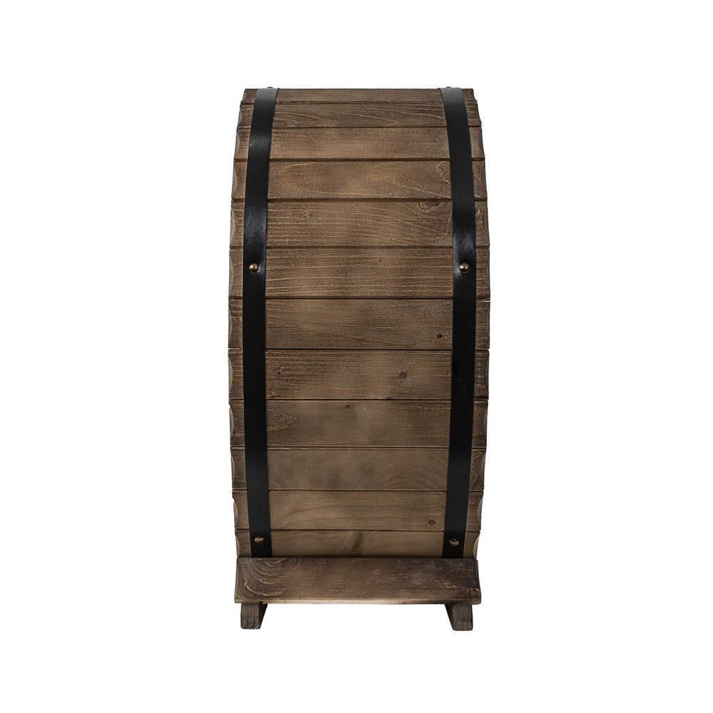 Suport 12 sticle de vin, din lemn de brad, inaltime 55cm