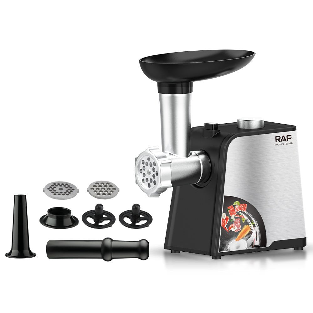 Masina de Tocat Carne, RAF R.3392 - 2000W, Multifunctionala, Accesorii pentru Carnati si Kibbe