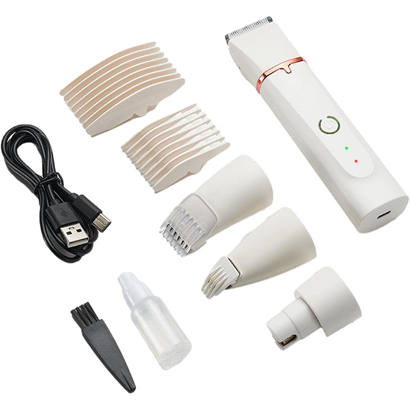 Trimmer Profesional Silențios pentru Câini și Pisici — Tunsoare de Salon, Acasă, Fără Stres