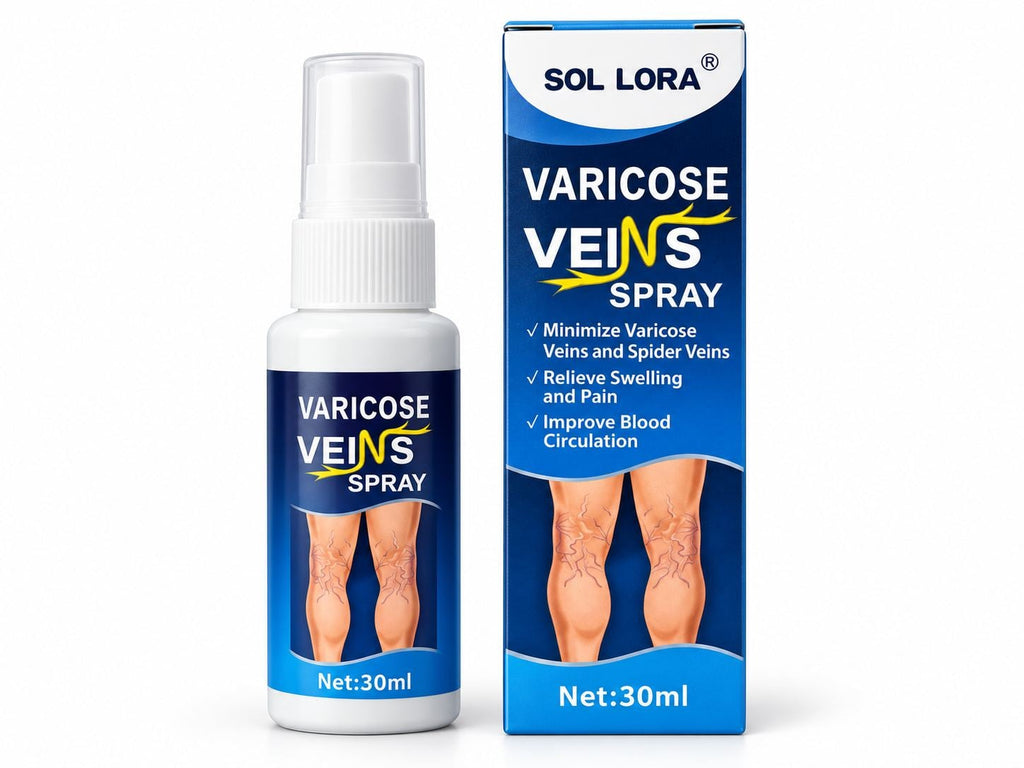 Spray SOL LORA pentru picioare, 30 ml, flacon și cutie