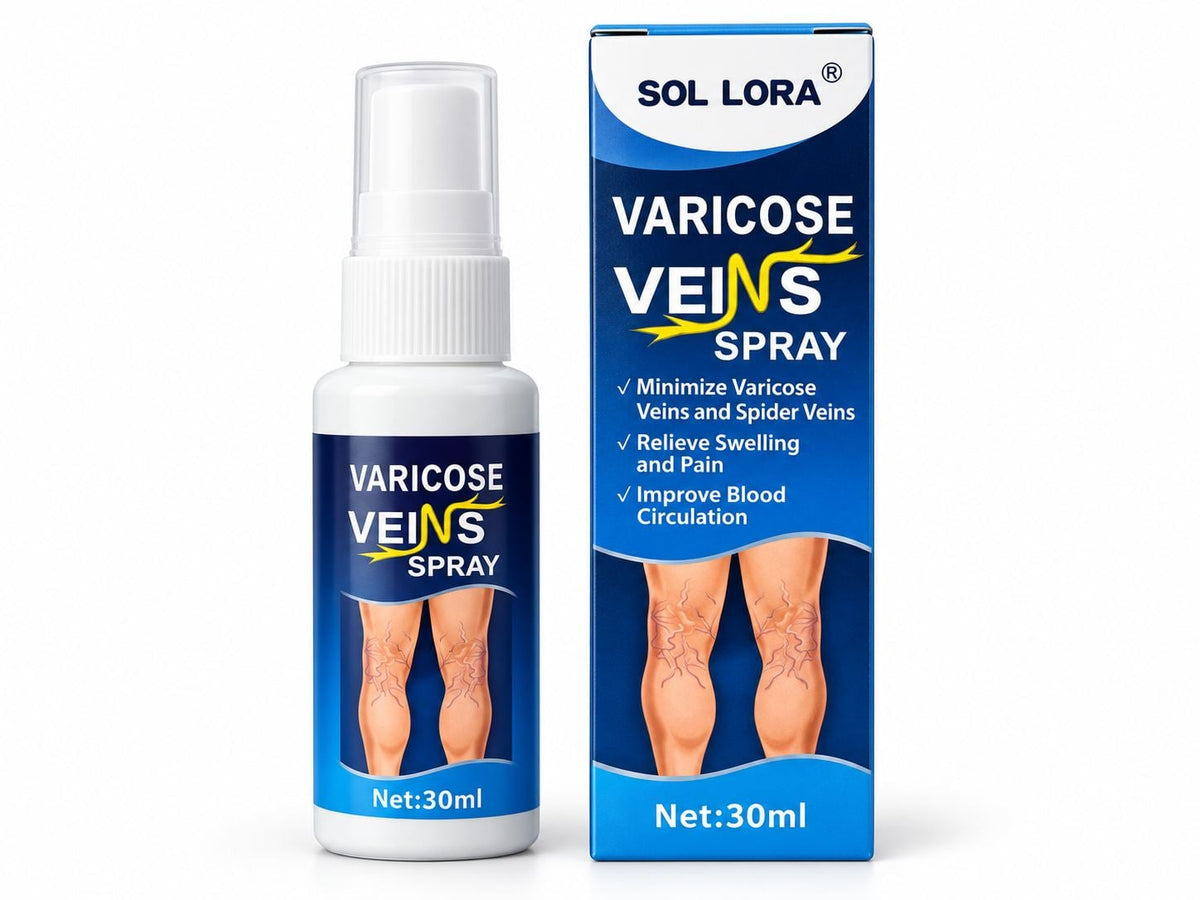 Spray SOL LORA pentru picioare, 30 ml, flacon și cutie