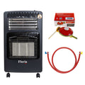 Soba pe gaz GPL si electrica 4200W, demontabila, aprindere piezo, kit butelie inclus