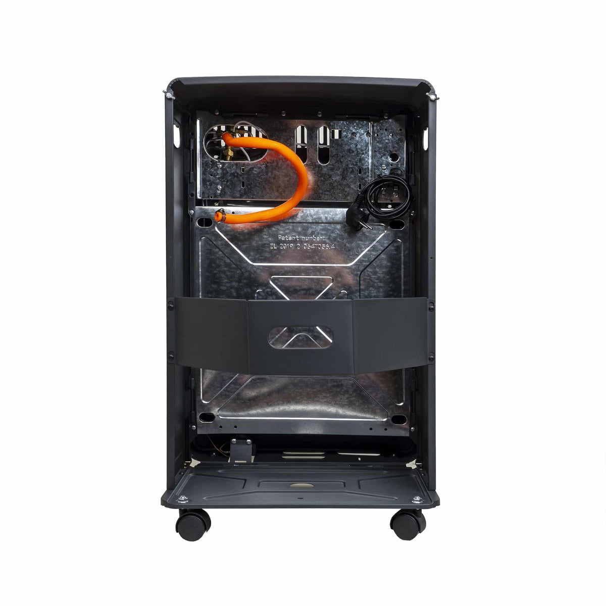 Soba pe gaz GPL si electrica 4200W, demontabila, aprindere piezo, kit butelie inclus