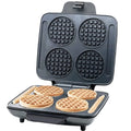 Aparat de facut vafe si gofre, 4 bucati, 1200W, placi antiaderente