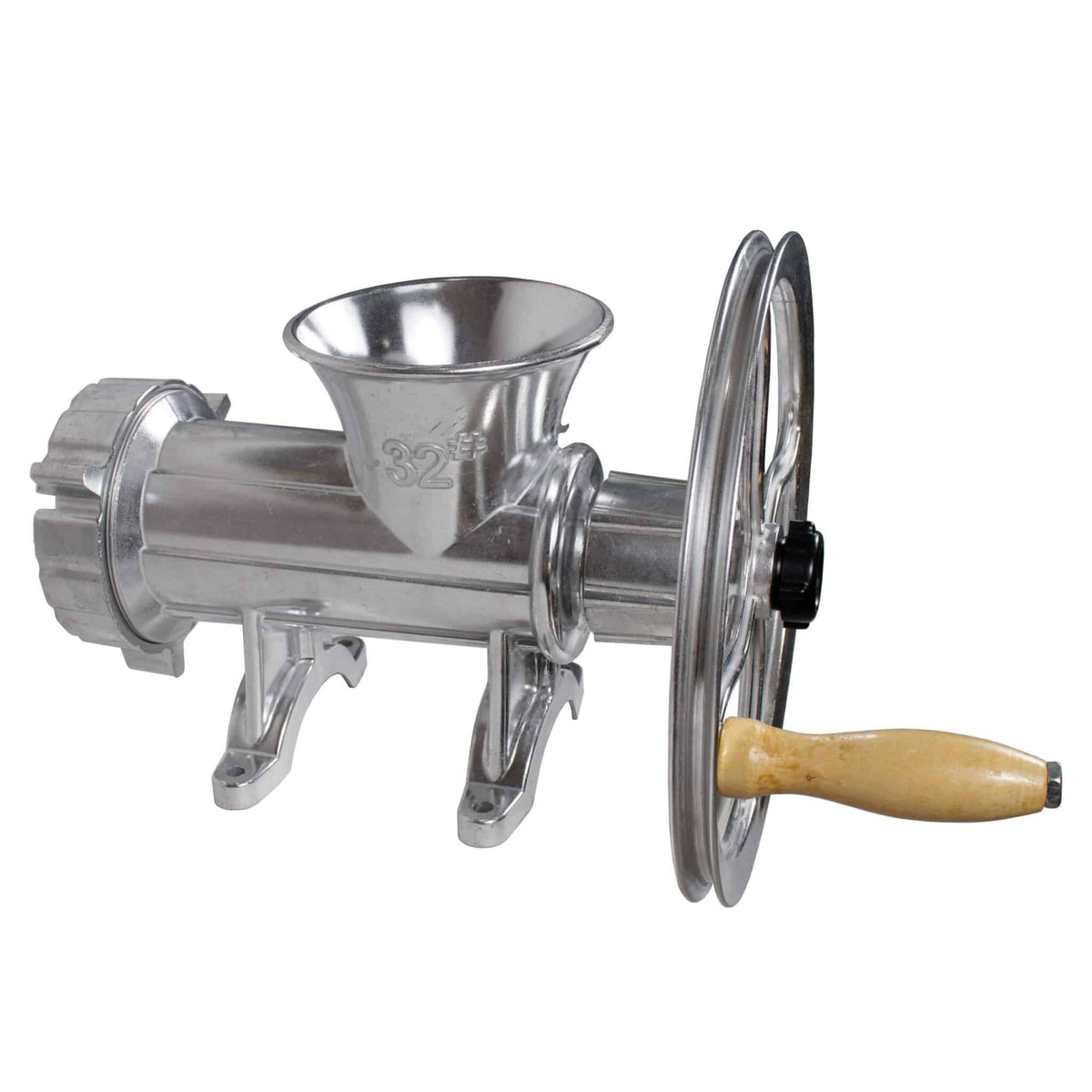 Masina de tocat carne nr. 32 din aluminiu, manuala sau cu motor